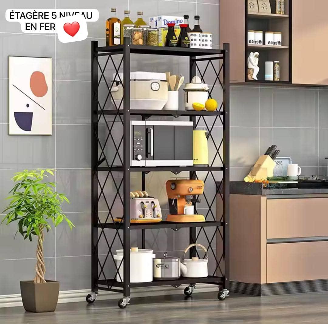 ETAGERE EN FER A 5 NIVEAUX